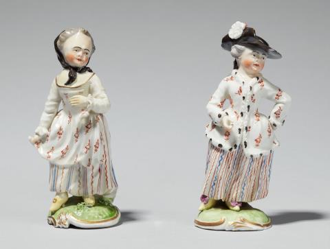 Porzellanmanufaktur Frankenthal - Zwei Mädchenfiguren