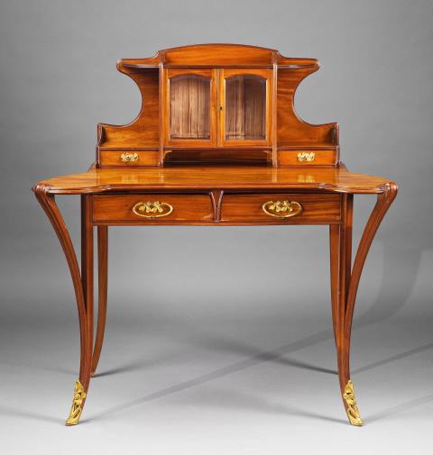 Louis Majorelle - An ormolu-mounted Louis Majorelle ladies mahogany writing desk