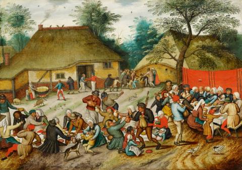 Pieter Brueghel the Younger - The Peasant Wedding Feast