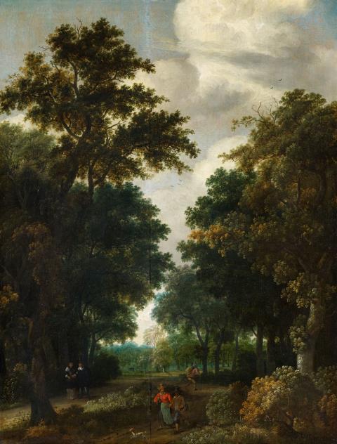 Salomon Rombouts - Wooded Landscape with Figures