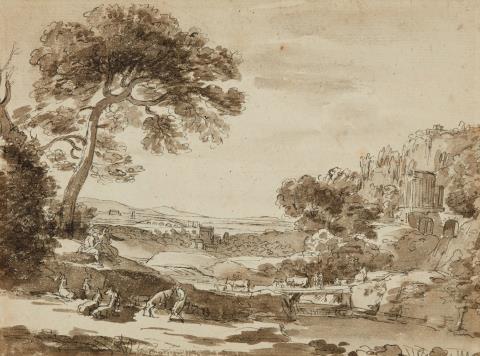 Claude Gellée, called Lorrain - Landscape with Shepherds