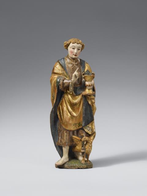 Mechelen - A Mechelen wooden figure of Saint John the Baptist, circa 1520