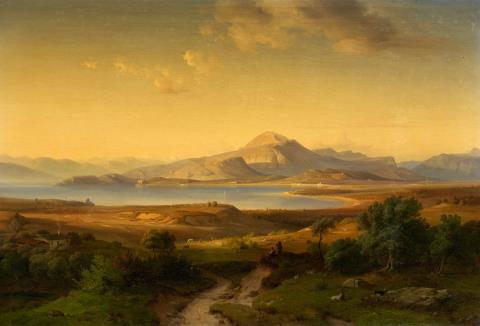 Louis Gurlitt - View of the Albufera Lake