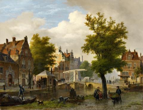 Bartholomeus Johannes van Hove - On the Gracht