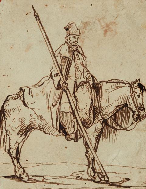 Carl Philipp Fohr - Horseman with a Lance