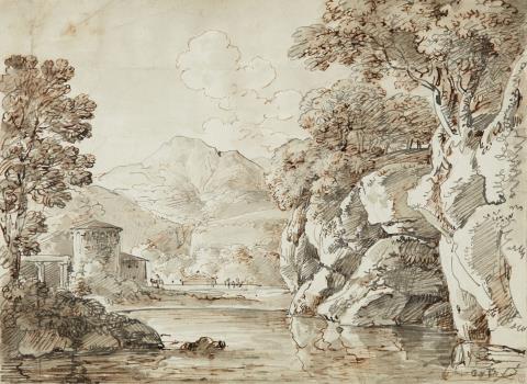 Johann Georg von Dillis - Southern Landscape