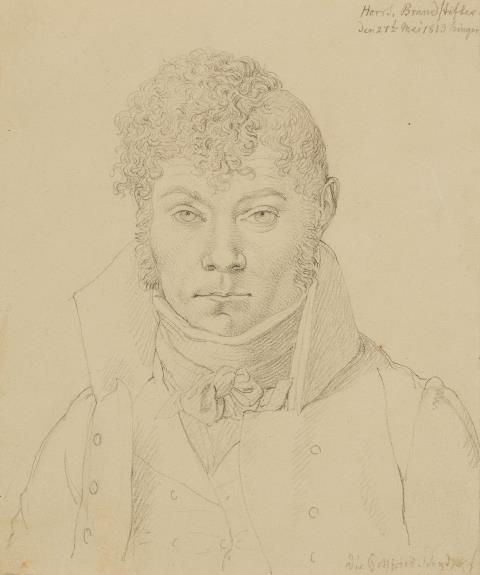 Johann Gottfried Schadow - Portrait of a Young Man