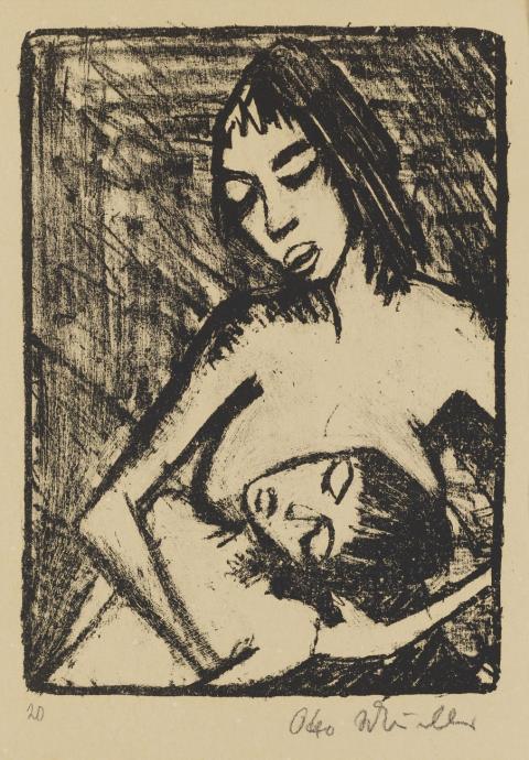 Otto Mueller - Mutter und Kind 2 (kleine Fassung), auch: Maschka und Eugen, klein