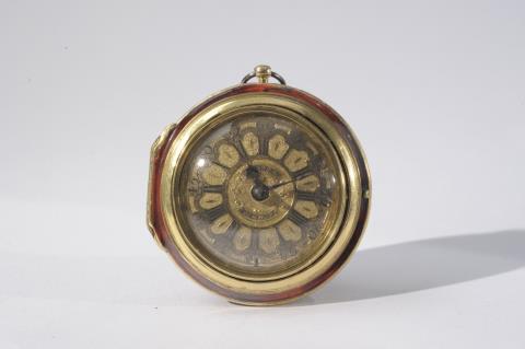 Pierre Prévost - A Parisian openface 18k gold Louis XV pocketwatch
