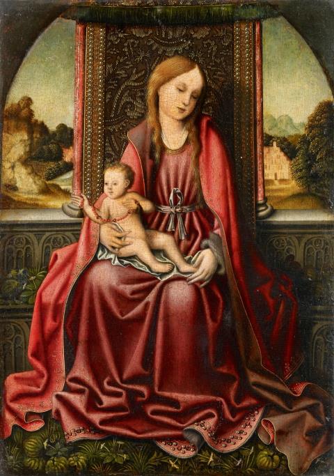  Brügger Meister - Thronende Madonna mit Kind