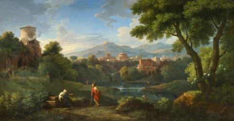 Jan Frans van Bloemen - An Arcadian Landscape