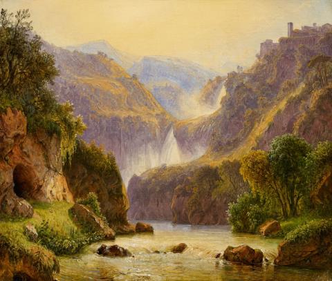 Carl Morgenstern - Die Wasserfälle bei Tivoli