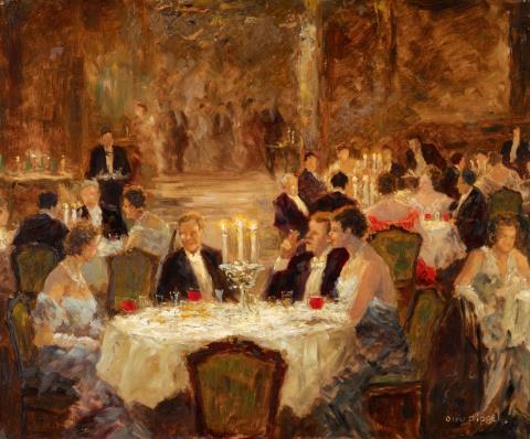 Otto Pippel - Dinner at Maxim's in Paris