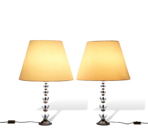 Jacques Adnet - Two table lamps in the manner of Jacques Adnet