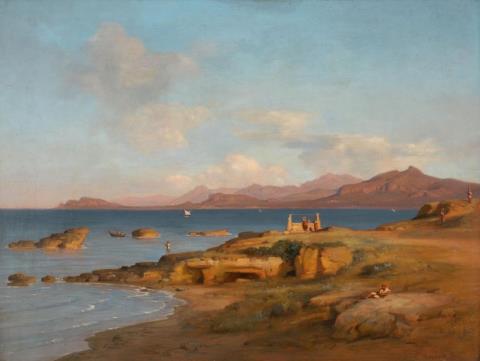 Bernhard Fries - Italian Coastal Landscape