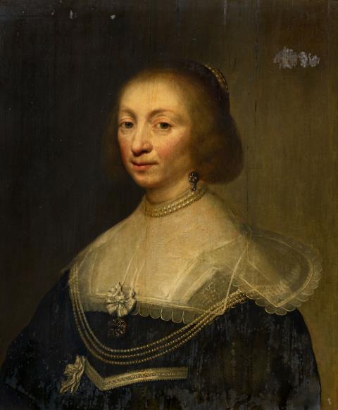 Jan Antonisz van Ravesteyn - Portrait of a Lady in a Pearl Necklace