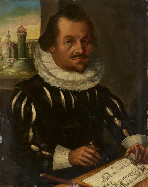 Lorenz Strauch, attributed to - Portrait of the Master Builder Valentin Kaut Portrait of Magdalena Kaudin