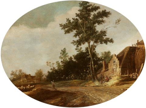 Joost de Volder - Landscape with Cottages