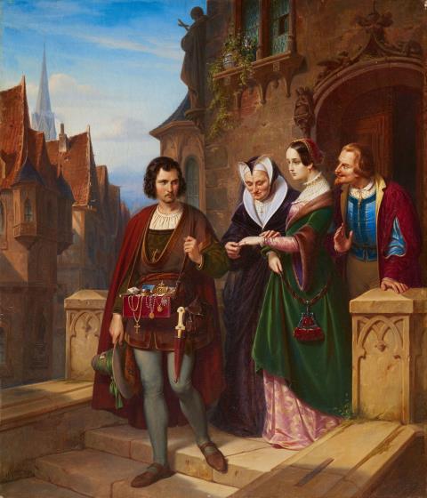 Constantin Johann Franz Cretius - The Travelling Merchant