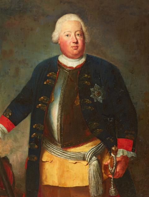 Antoine Pesne - Porträt König Friedrich Wilhelm I. von Preußen