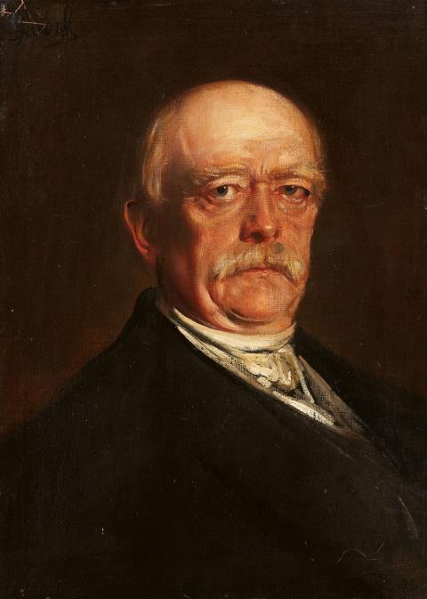 Franz Seraph von Lenbach - Porträt des Otto von Bismarck
