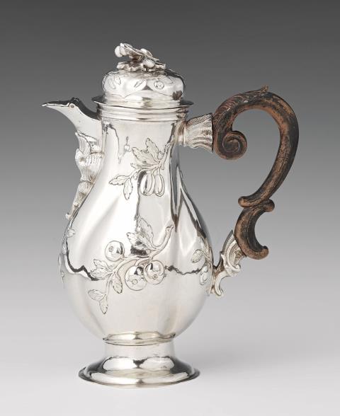 Johann Christoph Engelbrecht - An Augsburg silver hot milk jug