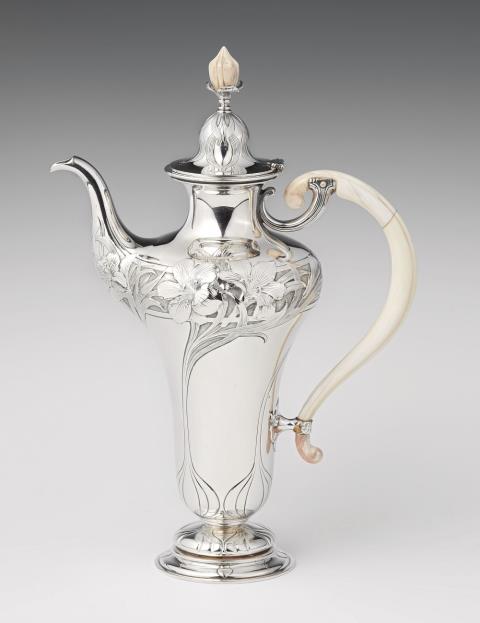  Gorham - A New York Art Nouveau silver coffee pot