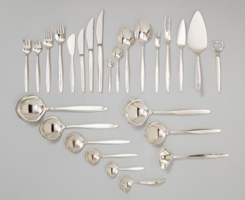 A Copenhagen silver cutlery set, no. 99