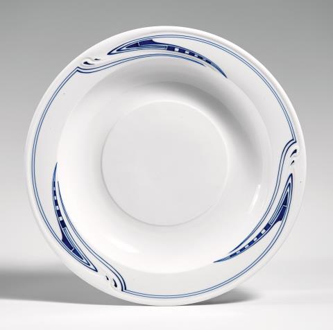 Henry Van De Velde - A Meissen porcelain serving platter by Henry van de Velde
