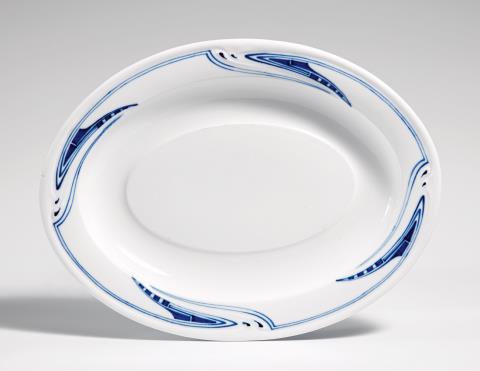 Henry Van De Velde - A Meissen porcelain serving platter by Henry van de Velde