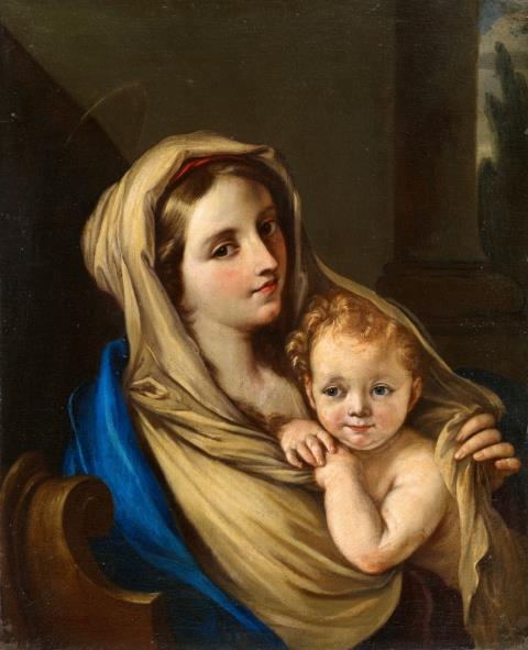  Römischer Meister - Madonna mit Kind
