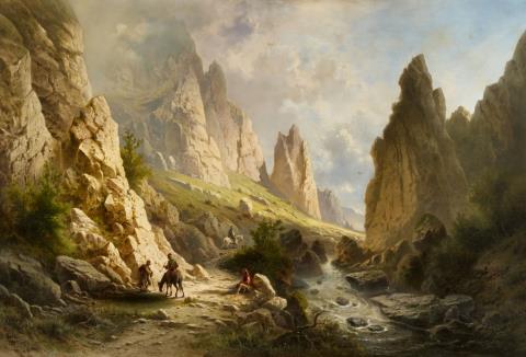 Albert Rieger - Mountainous Landscape