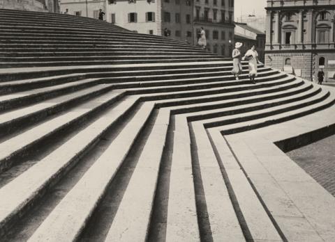 Alfred Tritschler - Treppe vor St. Maria Maggiore, Rom