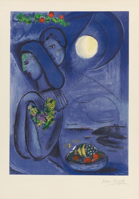After Marc Chagall - Saint-Jean-Cap-Ferrat