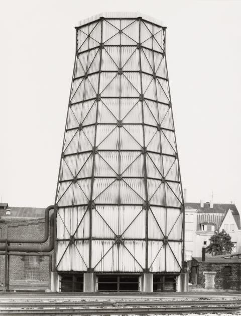 Bernd Becher - Cooling tower, colliery "Victoria Mathias" Essen, Ruhrgebiet