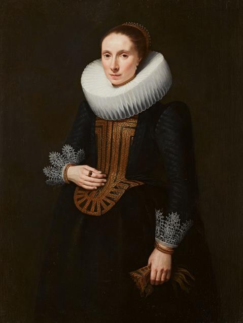 Dutch School 1st half 17th century - Portrait of a Lady in a Ruff