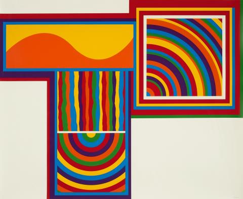 Sol LeWitt - Arcs and Bands in Color