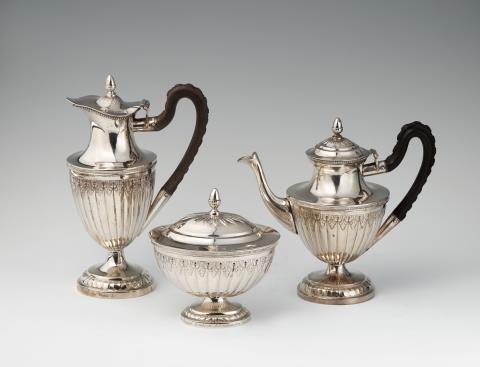 Johann Jakob Hermann Grabe - An Augsburg silver tea service