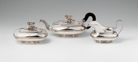 Theodorus Gerardus Bentvelt - An Amsterdam silver tea service "Egoïste"