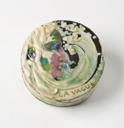 A Sèvres porcelain "La Vague" paperweight by Taxile Doat
