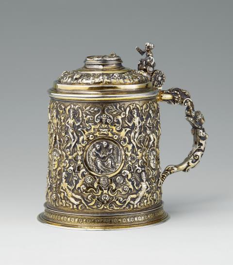 Jobst Heberlein (Heberle) - An important Nuremberg Renaissance silver gilt tankard