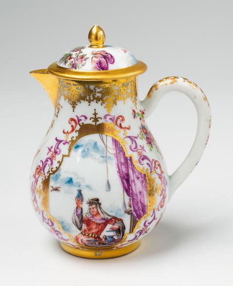 A Meissen porcelain milk jug from the Third Half Figure Service