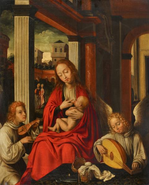  Antwerp School - Maria Lactans with Musical Angels