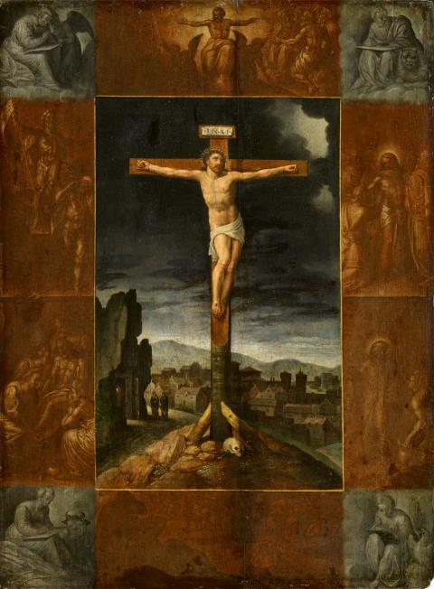 Gillis Mostaert - Kreuzigung Christi