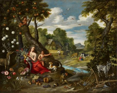 Jan Brueghel the Younger - Summer Landscape with Ceres