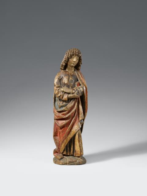South German circa 1500/1510 - A South German carved wooden figure of Saint John, circa 1500/1510