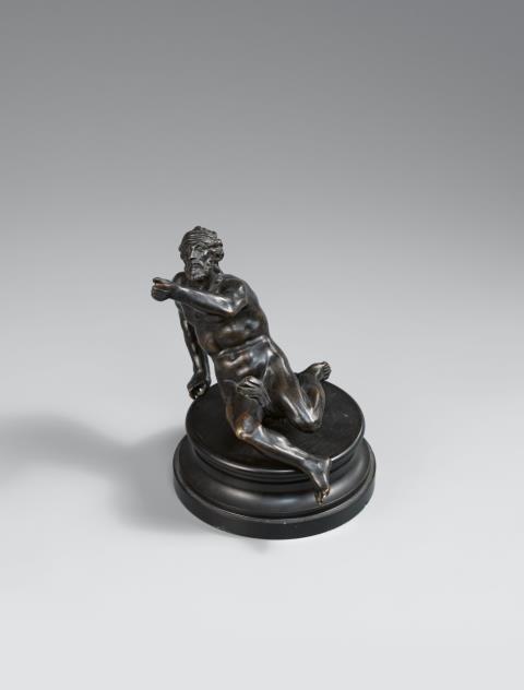 Jacopo Sansovino (Jacopo d´Antonio Tatti) - A bronze figure of a seated man