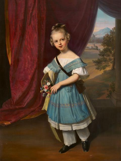 Carl Christian Vogel von Vogelstein - Portrait of Princess Elisabeth of Saxony