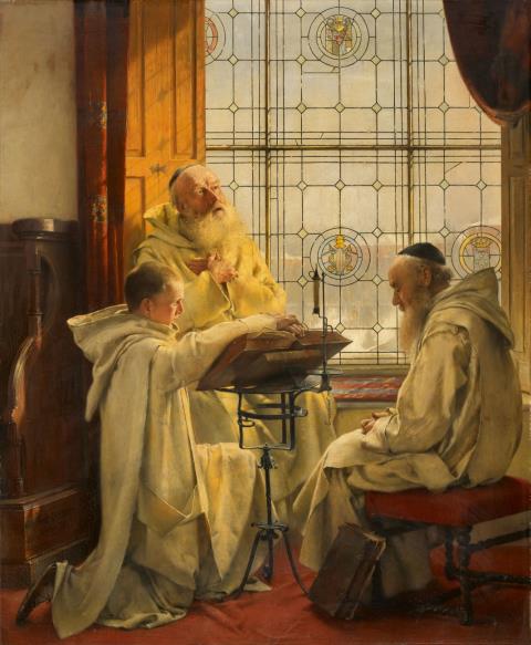 Richard Linderum - Monks at Prayer
