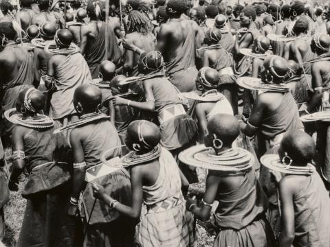 Leni Riefenstahl - Untitled (from the series : Massai)